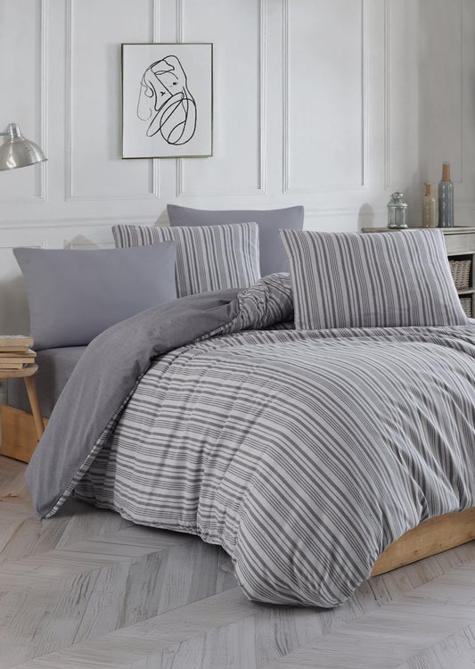 Çift Kişilik Lastikli Çarşaflı Nevresim Takımı | Otantik Model