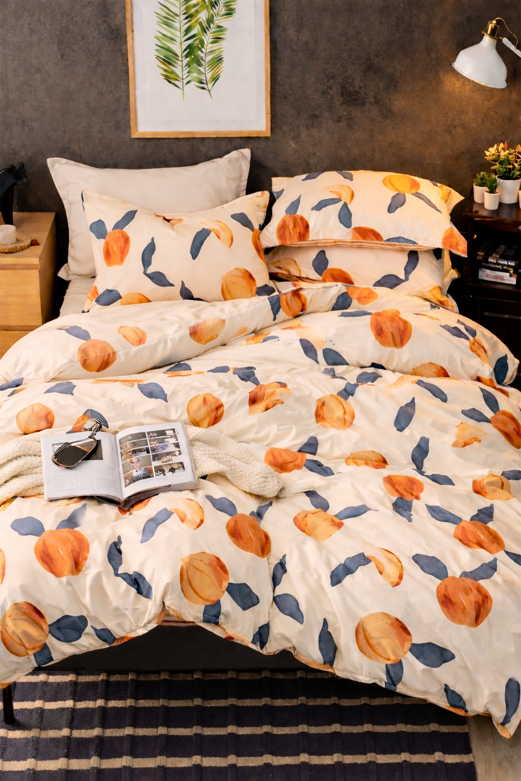 Lastikli Çarşaflı Nevresim Takımı | Fresh