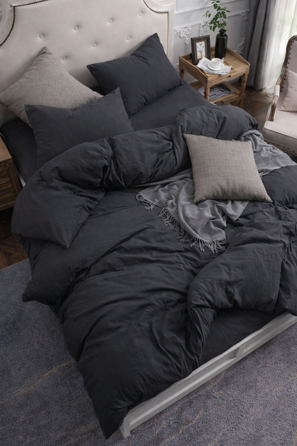 Çift Kişilik Nevresim Takımı | Füme