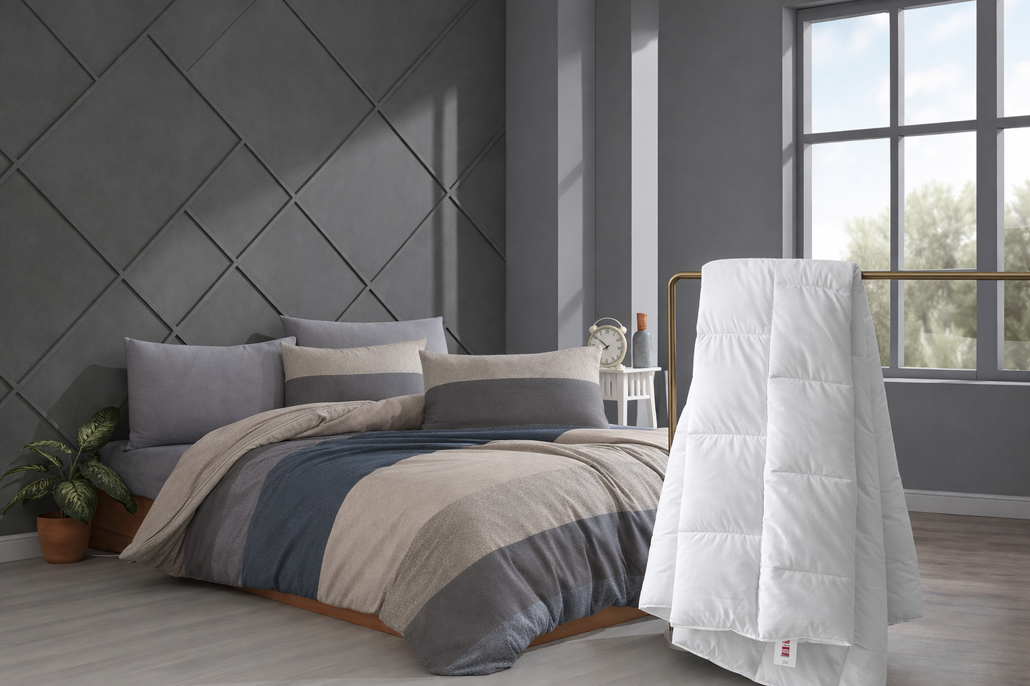 Nevresim Takımı + Yorgan Seti |Vizyon Model + Micro Yorgan