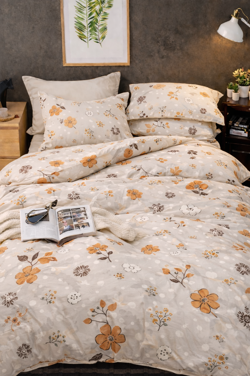 Çift Kişilik Lastikli Çarşaflı Nevresim Takımı | Route