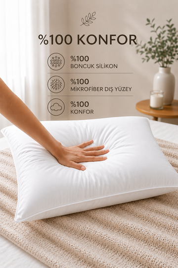 Confort Yastık|    Micro Silikon    | 2 Al 1 Öde|