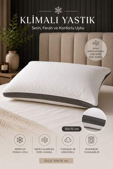 Klimalı Yastık | 850 Gram | 2 Al 1 Öde