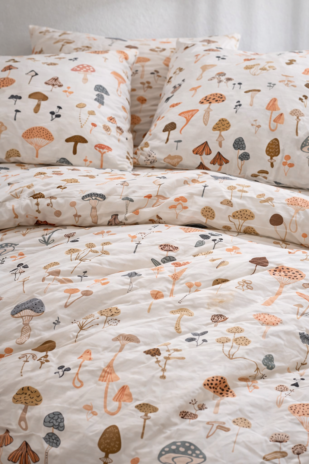 Lastikli Çarşaflı Nevresim Takımı | Mantar