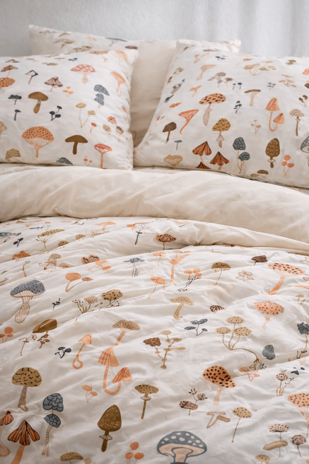 Lastikli Çarşaflı Nevresim Takımı | Mantar