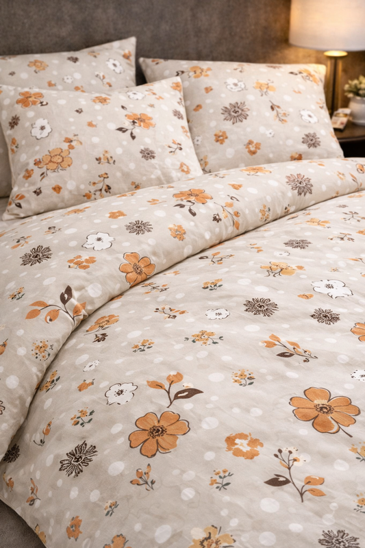 Çift Kişilik Lastikli Çarşaflı Nevresim Takımı | Route