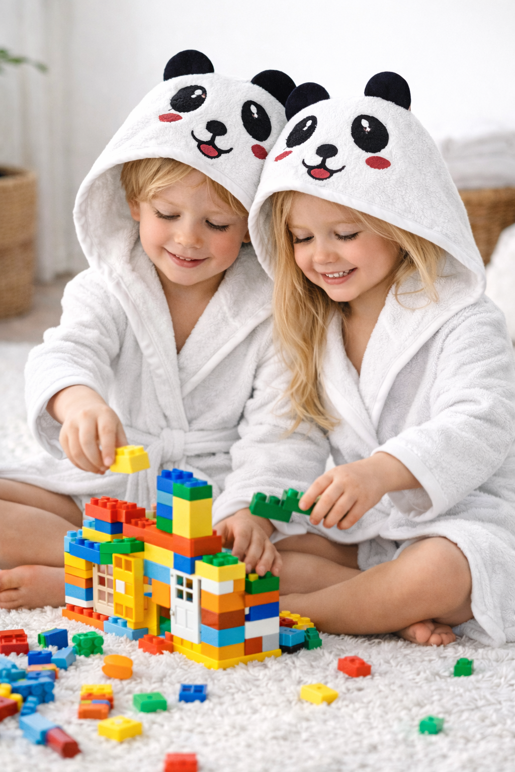 Panda Çocuk Bornozu