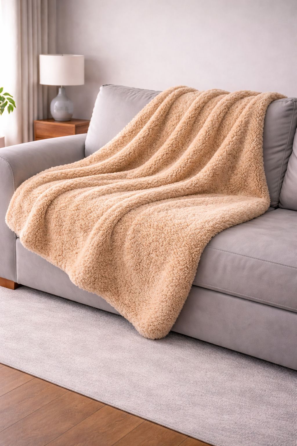 Welsoft Peluş Battaniye 180x210 cm Turuncu