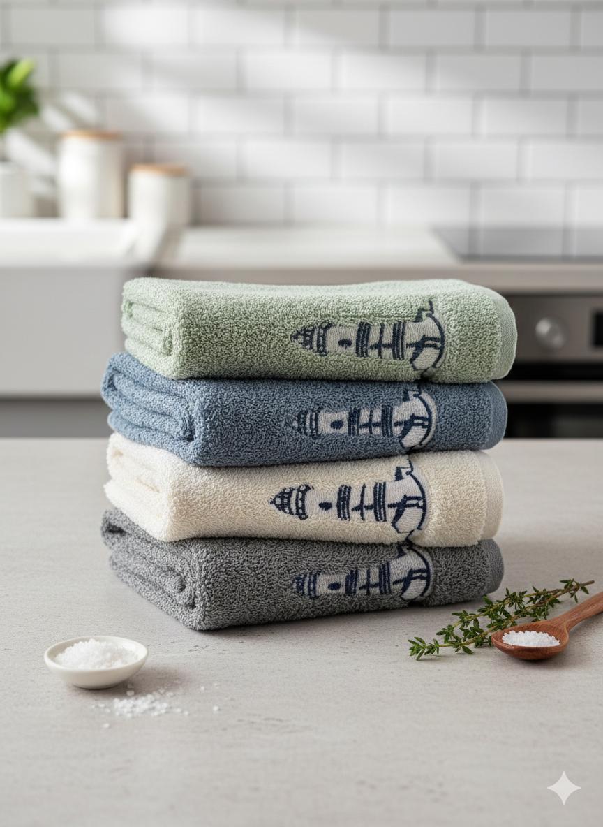 4 Parça Mutfak Havlu Seti | 3 Al 2 Öde